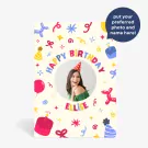 Personalized Birthday Greeting Card - Standard Message