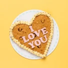 Golden Love Cookie Cake - Standard
