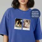 Polaroid Prints Shirt - Blue - S