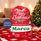 Personalized Christmas Sack - Red