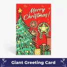Merry Christmas Giant Card - default