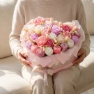 Blushing Ivory Candles - Standard
