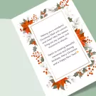 Personalized Christmas Greeting Card - Standard Message