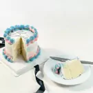 Burn Away Gender Reveal Cake - default