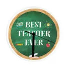 Best Teacher Clock - Design 1