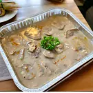 Beef Lengua in mushroom sauce - large