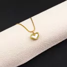 Larissa White Heart Necklace - default