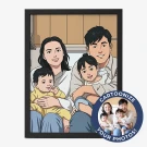 Customized Anime Photo Frame - Standard