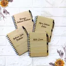 Personalized Bamboo Notebook - default