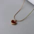 Renee Red Heart Necklace - default