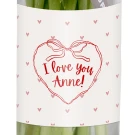 I Love You Cylindrical Vase - Medium