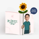 A Flower For You Greeting Card - Standard