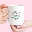 Spreadsheet Mug - Standard