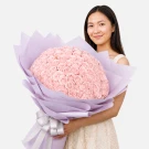 Blooming Blush (100 Pink Roses)