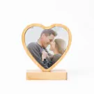 Personalized Wooden Heart - Standard
