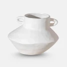 Contemporary White Ceramic Vase - Standard