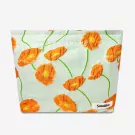 Personalized Embroidered Floral Pouch - Standard