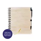 Bamboo Bliss: Personalized Eco-Notes & Craft Pen Combo - With Photo