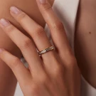 Elle Crystal Ring - Size 5