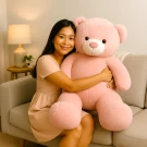 Giant Pink Teddy Super Bundle - Standard