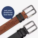 Personalized Leather Belt - Standard