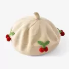 Mini Beret Hat - Cherry