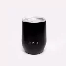 Personalized Egg Mug Tumbler - Black