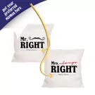 Personalized Right Pillow - default