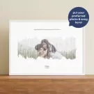Personalized Photo Soundwave Frame - Standard
