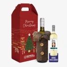 Christmas Wine Bottle Cover - White Wine