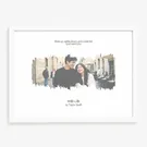Personalized Photo Soundwave Frame - Standard