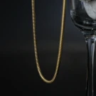 Beaumont Round Gold Chain Necklace - Standard