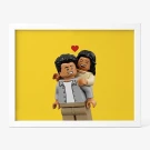 Custom Brick Style Photo Frame - Standard