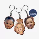 Personalized Face Keychain - 3 pcs