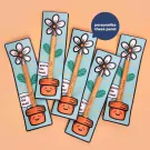 Personalized Flower Bamboo Pens - Standard