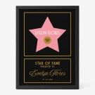 Personalized Star of Fame Poster - Standard