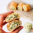 Cheesy Spinach Puff - Standard