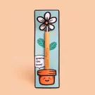 Personalized Flower Bamboo Pens - Standard