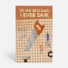 To the Best Dad Giant Card - Standard