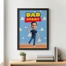 Dad Story Poster - Standard