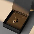100 I Love You’s Crescent Necklace - Standard