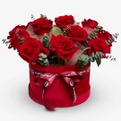 Red Velvet Vows (16 Ecuadorian Roses) - Standard