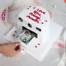 Polaroid Pulling Cake - Chocolate