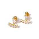 Caroline Gold Earrings - Standard