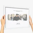 Personalized Photo Soundwave Frame - Standard