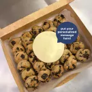 Giant Dark Bliss Cookies - Happy Birthday