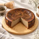 Hojicha Basque Cheesecake 1