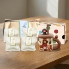 Whimsy Critter Porcelain Tea Cup Set - Grape Jasmine Green Tea Bag