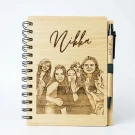 Personalized Bamboo Portrait Notebook - Standard