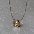 Serena Pearl Necklace - Gold